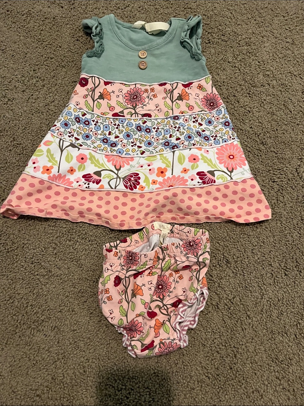 Matilda Jane Toddler dress with Wooden Buttons